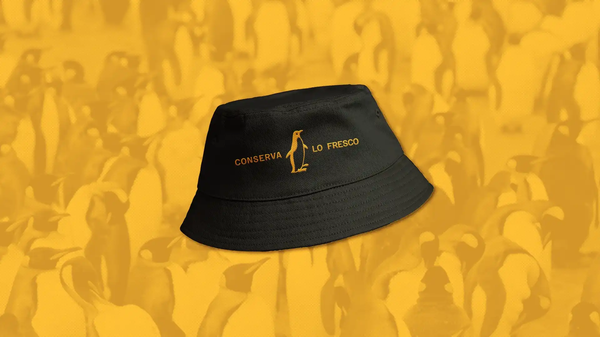 Cuete merchandise bucket hat with copy