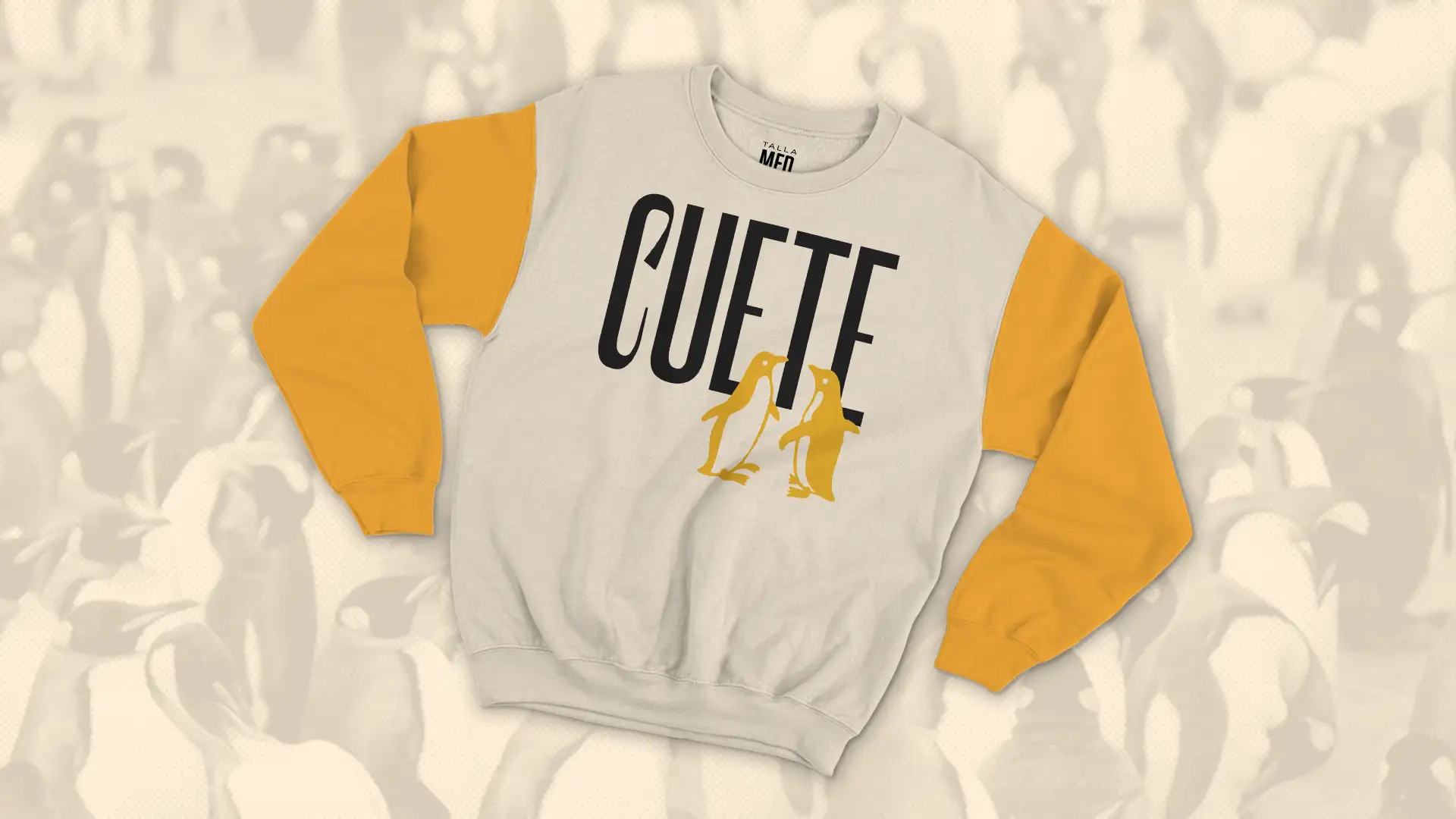 Cuete merchandise sweater with logo design