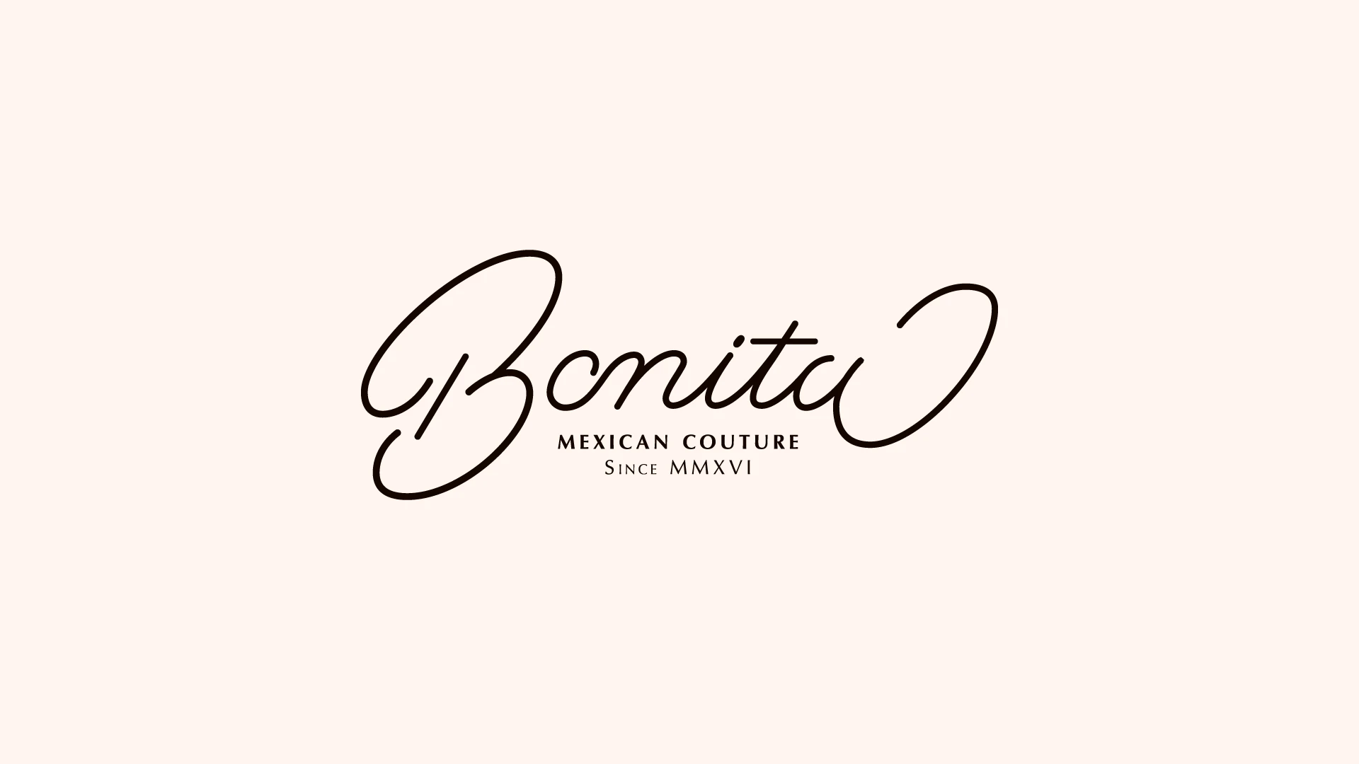 Custom wordmark design for Bonita