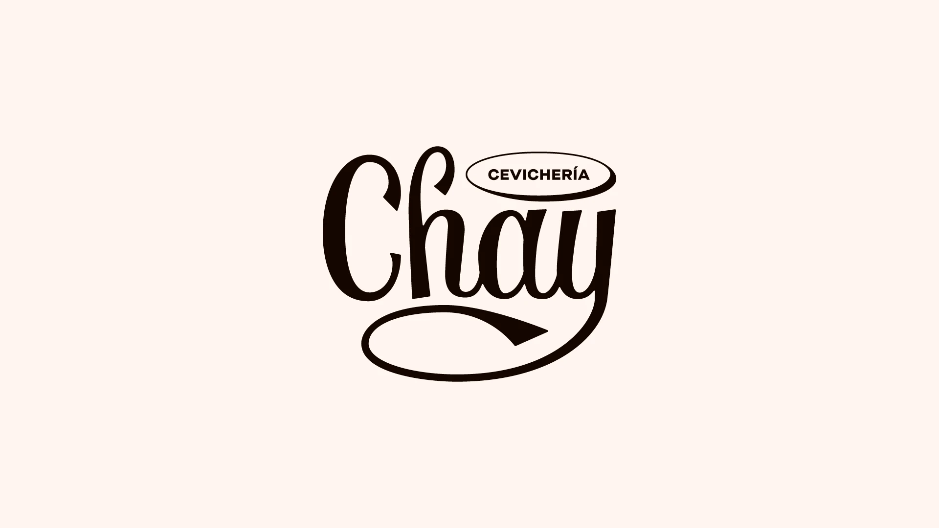 Custom wordmark design for Chay